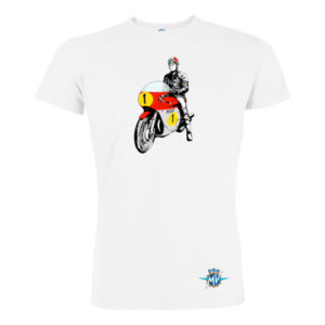 Reparto Corse Vintage Rider fehér póló